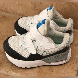 Nike Air Max White and Black Baby Shoes